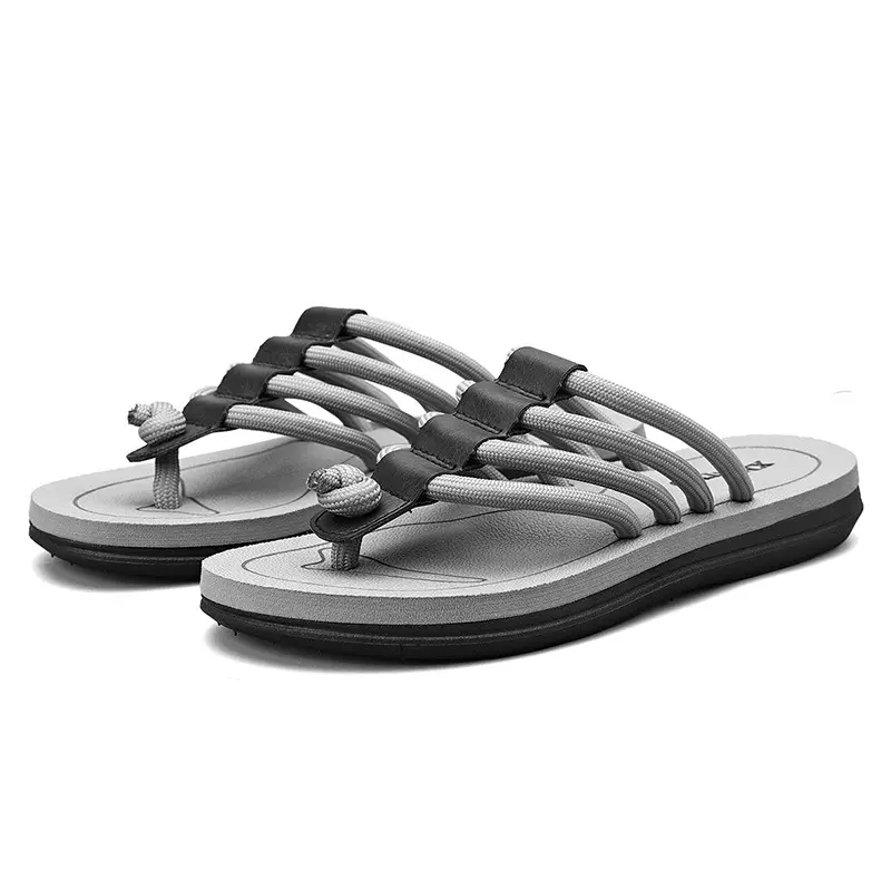 Sandalias personalizadas punta abierta Interior Exterior chanclas sandalias para hombres Calzado cómodo antideslizante EVA zapatos