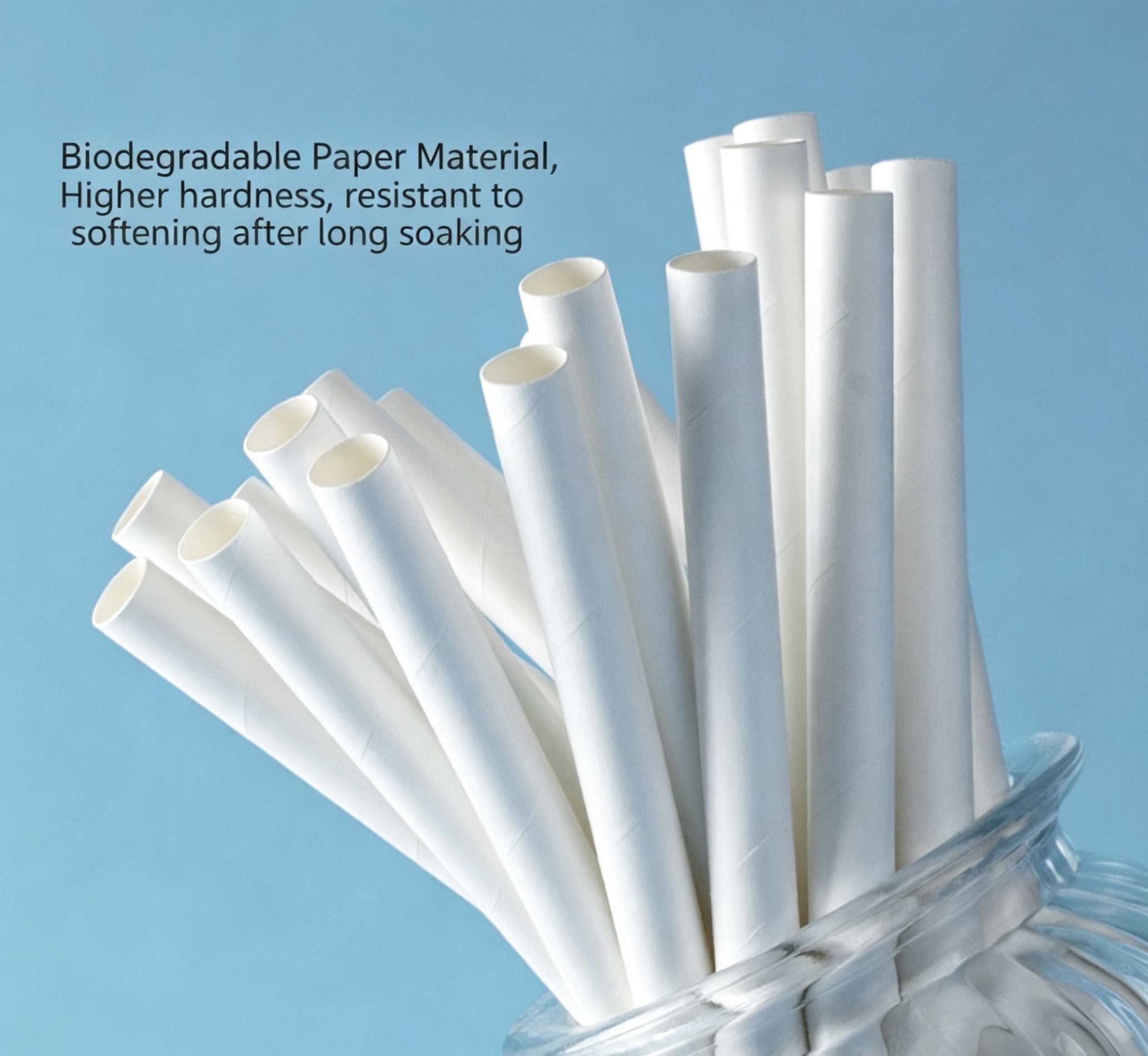 Custom Eco Friendly Paper Tube for Disposable Paper & Plastic Straws, Wholesale Food Grade Packaging