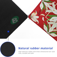 Tapis de Mahjong Personnalisé 32,5x32,5 Pouces Imprimé sur Mesure, Base Antidérapante en Caoutchouc, Tapis de Table de Mahjong pour Jeux de Société et Poker, Vente Directe Usine, OEM