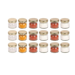 ขวดแยมแก้วขนาด20มล. พร้อมฝาสีเ<span class=keywords><strong>ง</strong></span>ินโถขนาด28กรัมขนาดเล็กเปล่า - Product Image 4