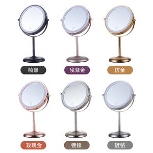 Espejo de Maquillaje de Bolsillo OEM Recargable Mini10X con Luz <span class=keywords><strong>LED</strong></span>, Espejo Cosmético Pequeño y Bonito con Brillo para Viajes - Product Image 3