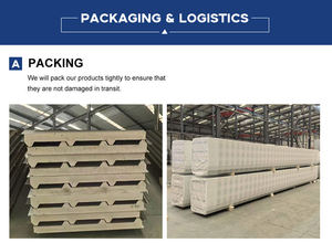 Offre Spéciale <span class=keywords><strong>50</strong></span> <span class=keywords><strong>mm</strong></span> PUF Feuille <span class=keywords><strong>de</strong></span> toiture en aluminium polyuréthane Sandwich isolé pour les ateliers d'entrepôts <span class=keywords><strong>de</strong></span> chambres froides-Meilleur métal en acier - Product Image 5