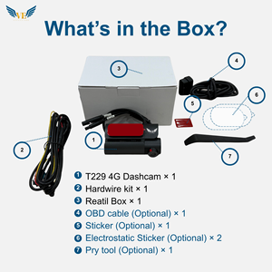 VIEVGUARB Dash <span class=keywords><strong>Cam</strong></span> 4G con Cloud |   Registrazione Frontale 2.5K |   Controllo dell'app per il monitoraggio del parcheggio |   Localizzazione GPS |   Versione UA |   <span class=keywords><strong>CAT</strong></span> 4 - Product Image 4