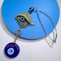 Turc Blue Eye Bijoux Style Bohème Pendentif En Verre Evil Eye Étape Goutte D'eau Suspendus Conception Décoration Murale pour Bonne Chance Anniversaires