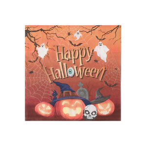 Halloween tissues, food-grade household <b>paper</b>, Halloween party napkins, hotel disposable napkins - Product Image 5