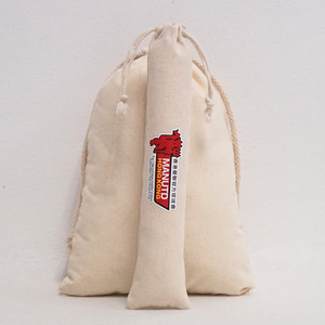 Hight Quality Calico Cotton Cutlery Bags Drawstring Cutlery Bags for Packing - Product Image 2