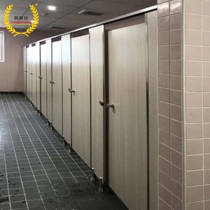 Thiết kế hiện đại chống cháy <span class=keywords><strong>HPL</strong></span> tổ ong tấm chất lượng cao sang trọng không thấm nước thép không gỉ phòng tắm phân vùng nhà vệ sinh phân vùng - Product Image 1