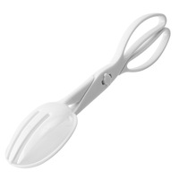 Pince de service écologique en plastique pour salade de fruits, pain, pâtisserie, barbecue, cuisson, steak, buffet, pique-nique