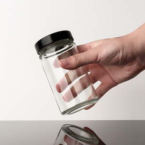 Thủy tinh lưu trữ pickle <span class=keywords><strong>Jar</strong></span> vuông tròn thủy tinh 720ml lọ bocal En verre với nắp sâu - Product Image 3