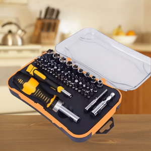 Juego de Destornilladores Multifunción con Trinquete 61 en 1, Duradero, para Reparaciones del Hogar, Mantenimiento de Muebles y Electrodomésticos - Product Image 4