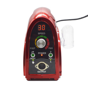 Máquina de manicura Zeal Shine de alta potencia, 35000 RPM, lima de uñas eléctrica profesional para uso en salón con mango. - Product Image 4