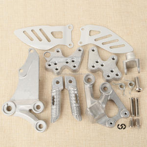 Reposapiés y soporte para motocicleta SUZUKI, estriberas delanteras de Motor de XF-026, para SUZUKI GSXR 600, <span class=keywords><strong>750</strong></span>, 2006-2010 - Product Image 2