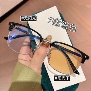 <span class=keywords><strong>Lunettes</strong></span> Unisexe Carrées Photochromiques Anti-Lumière Bleue Style Classique Métal et PC de Haute Qualité Très Vendues pour Gamers - Product Image 4