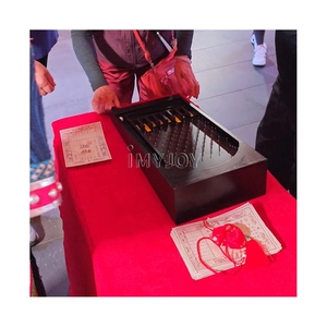 Mới Sáng Tạo Vui Vẻ Máy Tính Để Bàn Nhỏ Bằng Gỗ Cổ Điển Cổ Điển Xổ Số Bắn Bingo 8 Bóng Pinball Máy Arcade Trò Chơi - Product Image 1