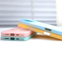 Étui de protection magnétique 2-en-1 de haute qualité, couleur bonbon, effet gelée, toucher mat, pour iPhone 18 17 16 15 Pro Max 14 13 12 11