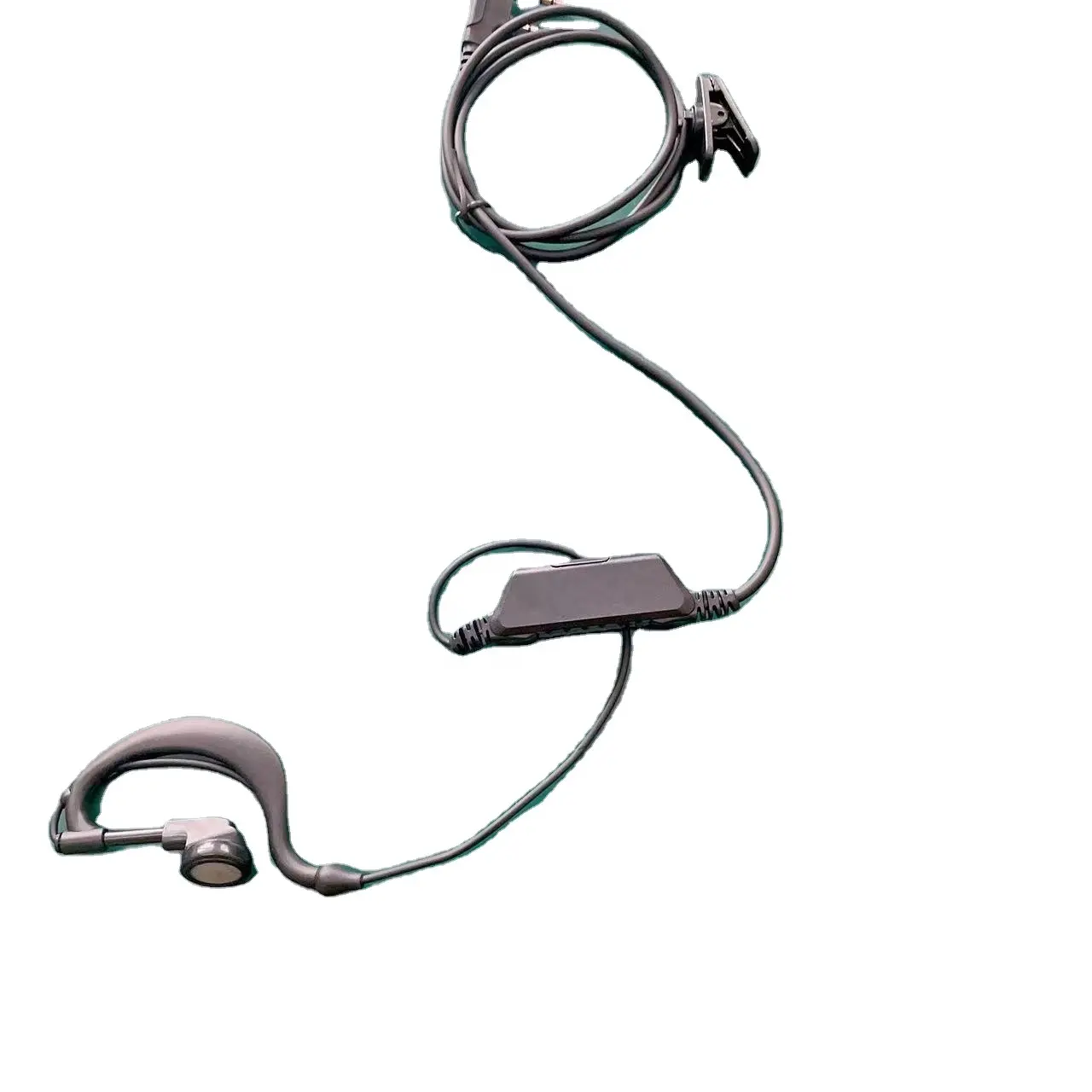 RISENKE EH19 earwig earpiece secret agents microphone earpiece headsets earphone for two way radio walkie talkie