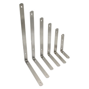 Support d'étagère en acier inoxydable Jin Aoding en forme de L, épaissi de 4 mm, connecteur à angle droit pour la fixation de meubles - Product Image 3