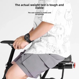 TOSUOD Sac de siège arrière en PVC multifonctionnel pour vélos de route et de montagne étanche pour coussin de vélo avec support pour équipement de cyclisme - Product Image 3