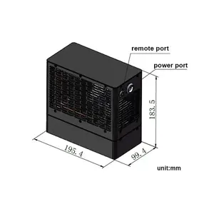 Sistema de refrigeração refrigerado recirculante para mochila de resfriamento Colete de resfriamento