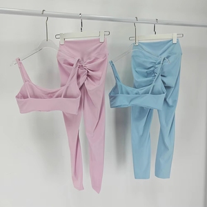 2PCS Fitness <strong>Yoga</strong> Set High Waist Gym Running Bra Legging Workout Clothes for Women Sportswear <strong>Activewear</strong> - Product Image 5
