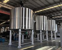 Cuve de mélange de bière personnalisable grande capacité 700L-2000L avec cuve sous pression en acier inoxydable, pompe et composants essentiels du moteur