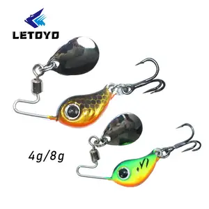 Letoyo 4G/8G Micro Lepel Lipless Crank Vib Vissen Lokken Lange Casting Sinking Mini Harde Aas Voor vissen Bass Pike Wobbler Visgerei