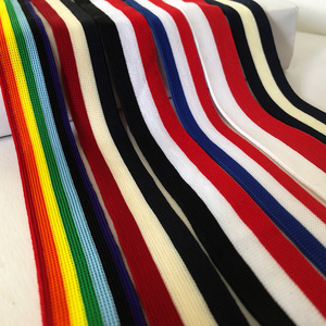 Rifiniture di Design personalizzato accessori da te nastri lavorati a maglia per pantaloni sportivi pantaloni nastri di pizzo laterali fascia da cucire - Product Image 6
