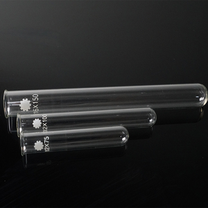 <span class=keywords><strong>Tubes</strong></span> à essai jetables en plastique PET 16mm <span class=keywords><strong>22mm</strong></span> transparents à fond rond de laboratoire avec couvercles - Product Image 4