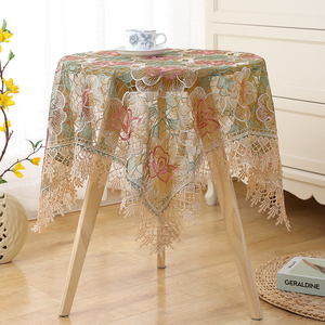 La tavola Jacquard della sovrapposizione della tavola del pizzo di nuovo disegno copre la decorazione di nozze <span class=keywords><strong>con</strong></span> il prezzo poco costoso - Product Image 3