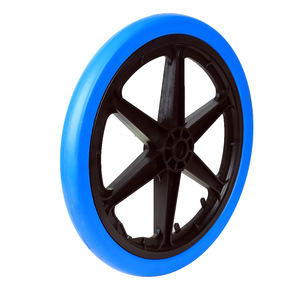 16-Inch Pu Foam <b>Wheels</b> For Medical Trolley Solid Tire 100Kg Load Capacity - Product Image 5