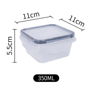 2026-teiliges PP-Lebensmittelbehälter-Set mit Deckeln, Transparente Küchenorganisation, Lunchboxen, Luftdichte Kunststoff-Lebensmittelaufbewahrungsbehälter - Product Image 6