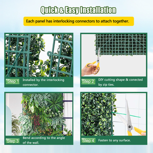 Venta caliente al aire libre decoración interior Vertical Panel <span class=keywords><strong>Artificial</strong></span> verde telón <span class=keywords><strong>de</strong></span> fondo pared hierba - Product Image 5