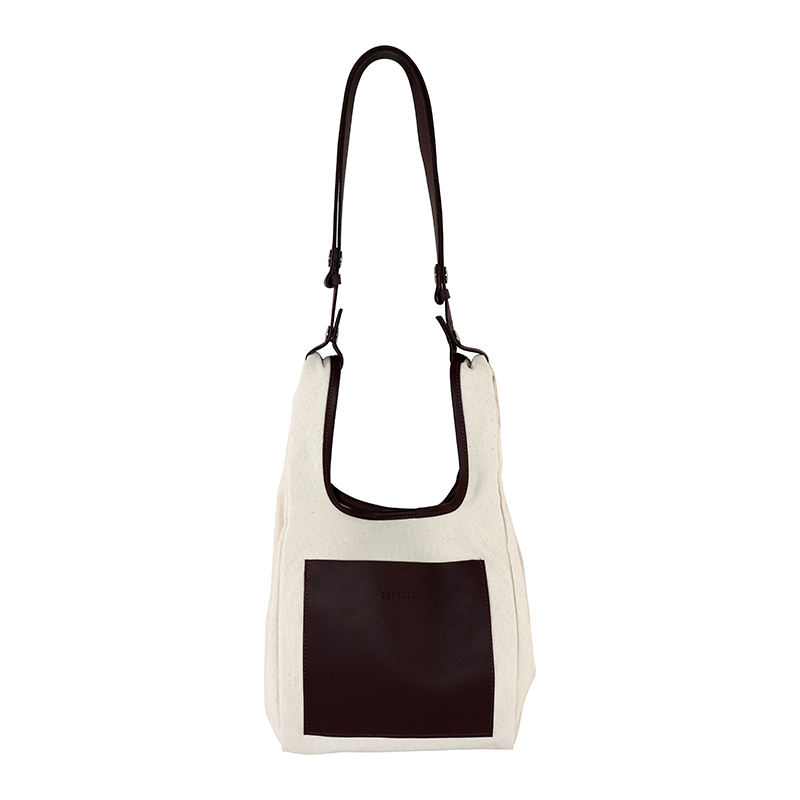 Dark brown and Beige white