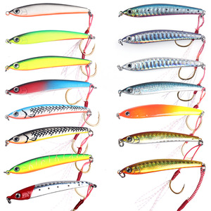Señuelo de pesca tipo lápiz de 6.5 cm y 6.5 g, hundimiento rápido, para pesca de lubina en agua dulce, con acción vibrante, lanzamiento largo, señuelo artificial. - Product Image 3