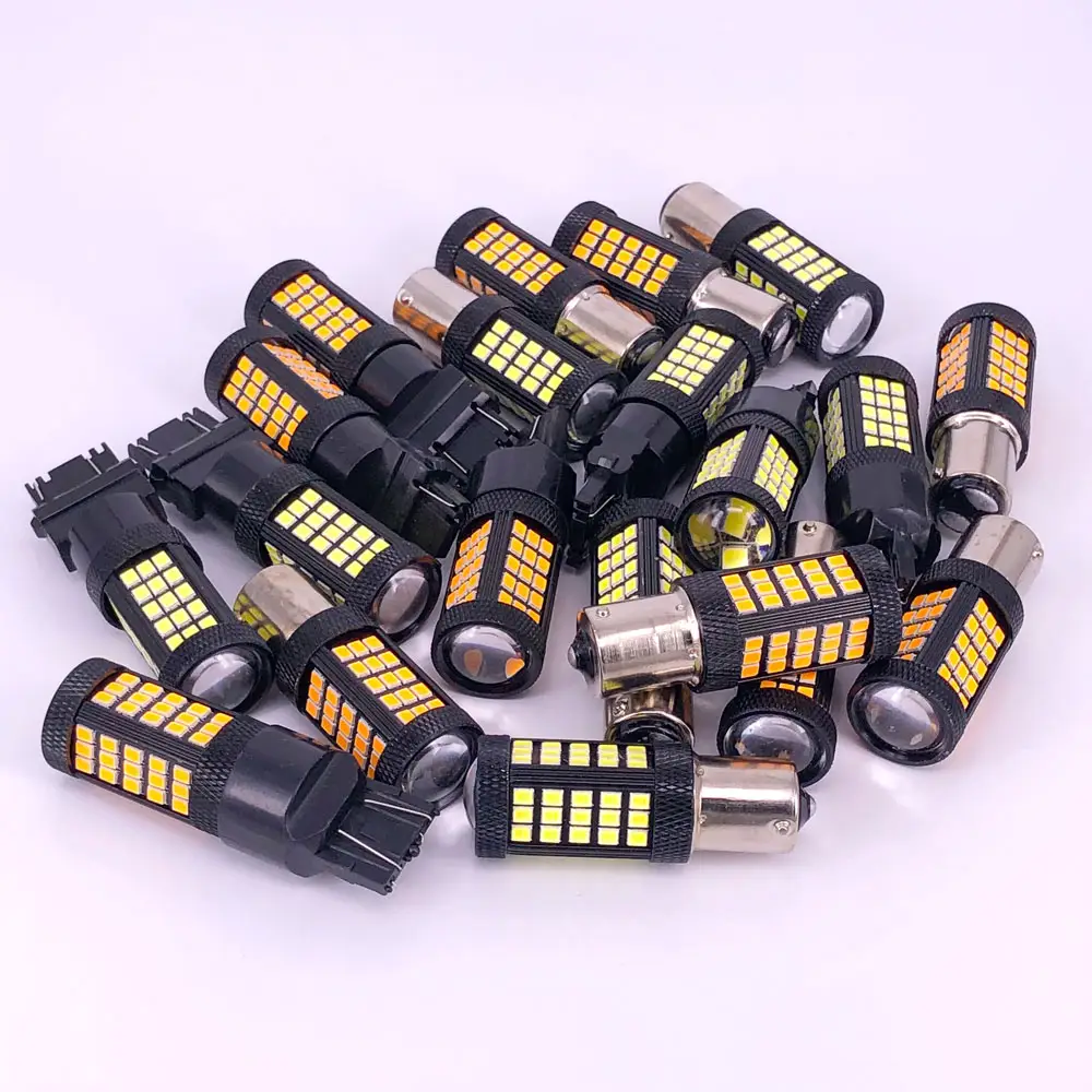 Автомобильная Светодиодная лампа 2835 66SMD 1157 BAY15D P21/5 Вт