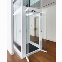 Porte de palier d'ascenseur à double ouverture moderne en acier inoxydable de haute qualité, durable et automatique pour ascenseur domestique - Offre Spéciale