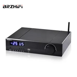 BRZHIFI X21 2.1通道家用扬声器放大器解码LDAC DSP BT 5.0 150W * 2立体声放大器u盘手机应用低音放大器