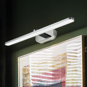 Lámpara de Pared LED Moderna de Acero Inoxidable con Base E26, para Dormitorio, con 3 Años de Garantía - Product Image 4