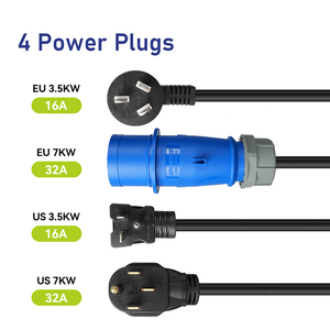 Cargador Portátil para Vehículos Eléctricos de 3.5kW Tipo 2 para Apartamentos en <span class=keywords><strong>Alquiler</strong></span> con Certificación CE TUV, Enchufe Schuko de 16A, EVSE Listo para Enviar, Entrega Rápida - Product Image 5