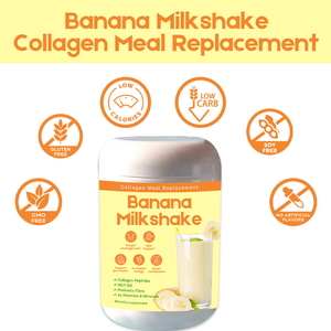 24 vitamin mineraller glutensiz kollajen muz Milkshake ile yemek değiştirme sallamak sağlıklı kilo kaybı ve kızdırma cilt desteği - Product Image 6