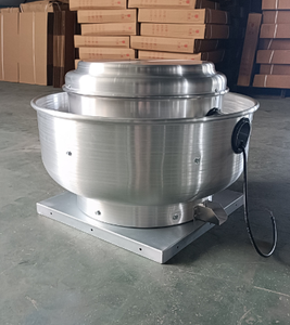 Kipas pembuangan asap atap 0,75hp, kipas ekstraktor asap Industrial untuk perapian dapur