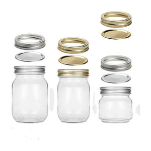 16oz 500ml Quadrat Hermetisch versiegelte Einmach gläser Luftdichtes Vorrats glas Split Tops zum Einmachen von Lebensmitteln - Product Image 5