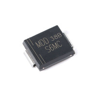 Diodes redresseuses polyvalentes à montage en surface S6MC SMC 1000V/6A authentiques (5 pièces) fabriquées en Chine