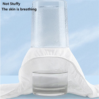 Sous-vêtements tricotés jetables pour femmes blanches emballés individuellement, confortables et respirants pour un usage quotidien