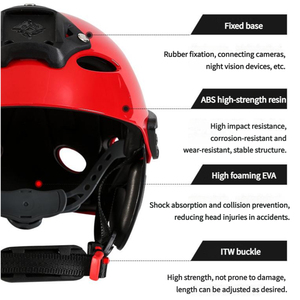 Casque de sauvetage aquatique-Différentes couleurs-pour le sauvetage en plein air, l'utilisation d'un bateau, le rafting, l'escalade-avec garde-corps-Casque de sécurité incendie - Product Image 3