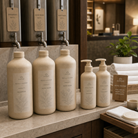 Bouteille en papier personnalisée de 1000 ml pour recharge d'assouplissant textile, kit haute résistance à l'huile, 12 Cobb 5 Aatae Bio Factory Pro imperméables