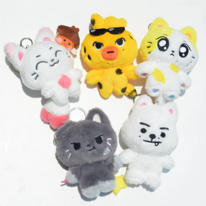 Porte-clés en peluche de dessin animé KPOP Idol <span class=keywords><strong>NIKI</strong></span> JAKE JAY Jungwon Sunoo Sunghoon en gros - Product Image 1