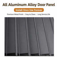 Porte pliante moderne en aluminium massif avec panneau de protection d'intimité et fonction imperméable pour chambre, dressing, extérieur et usage hôtelier