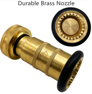 1.5 inch npsh/NPT vòi chữa cháy vòi phun 100 PSI 75 GPM Brass lính cứu hỏa thiết bị phun máy bay phản lực sương mù công nghiệp - Product Image 3