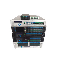 Amplificador Óptico de Alta Potencia Directa de 8 Salidas EDFA para Interiores CATV Fibra/FTTH/Redes 22-23dBm Potencia de Transmisión Conectores SC/RJ45/FC GPON